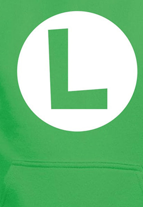 Super Mario Mikina Dětská (Luigi Badge)