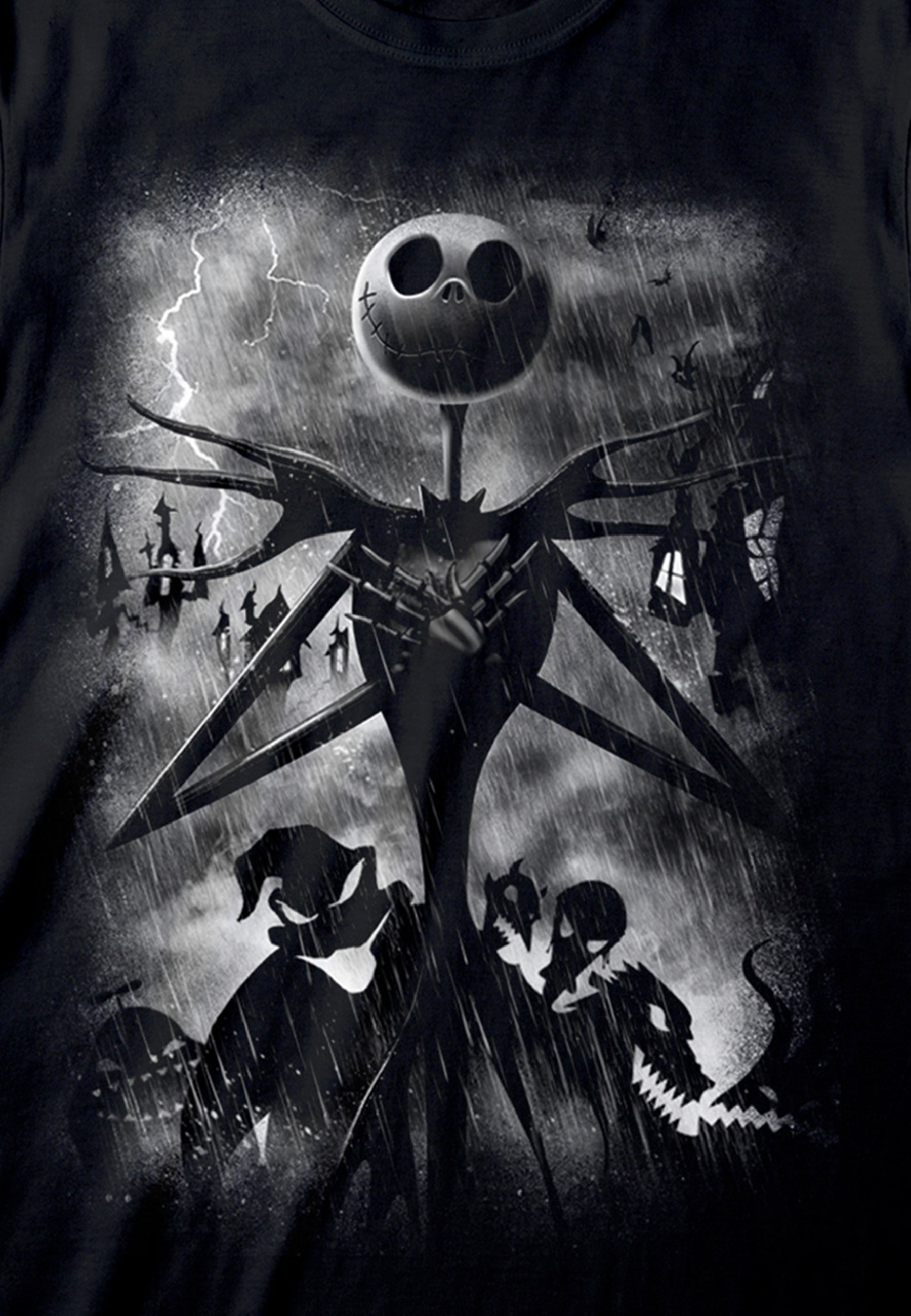 Gestohlenes Weihnachts-T-Shirt (Nightmare Before Christmas - Stormy Skies T-shirt)