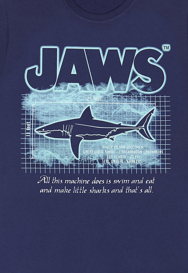 Jaws Tričko Unisex (Great White Info)