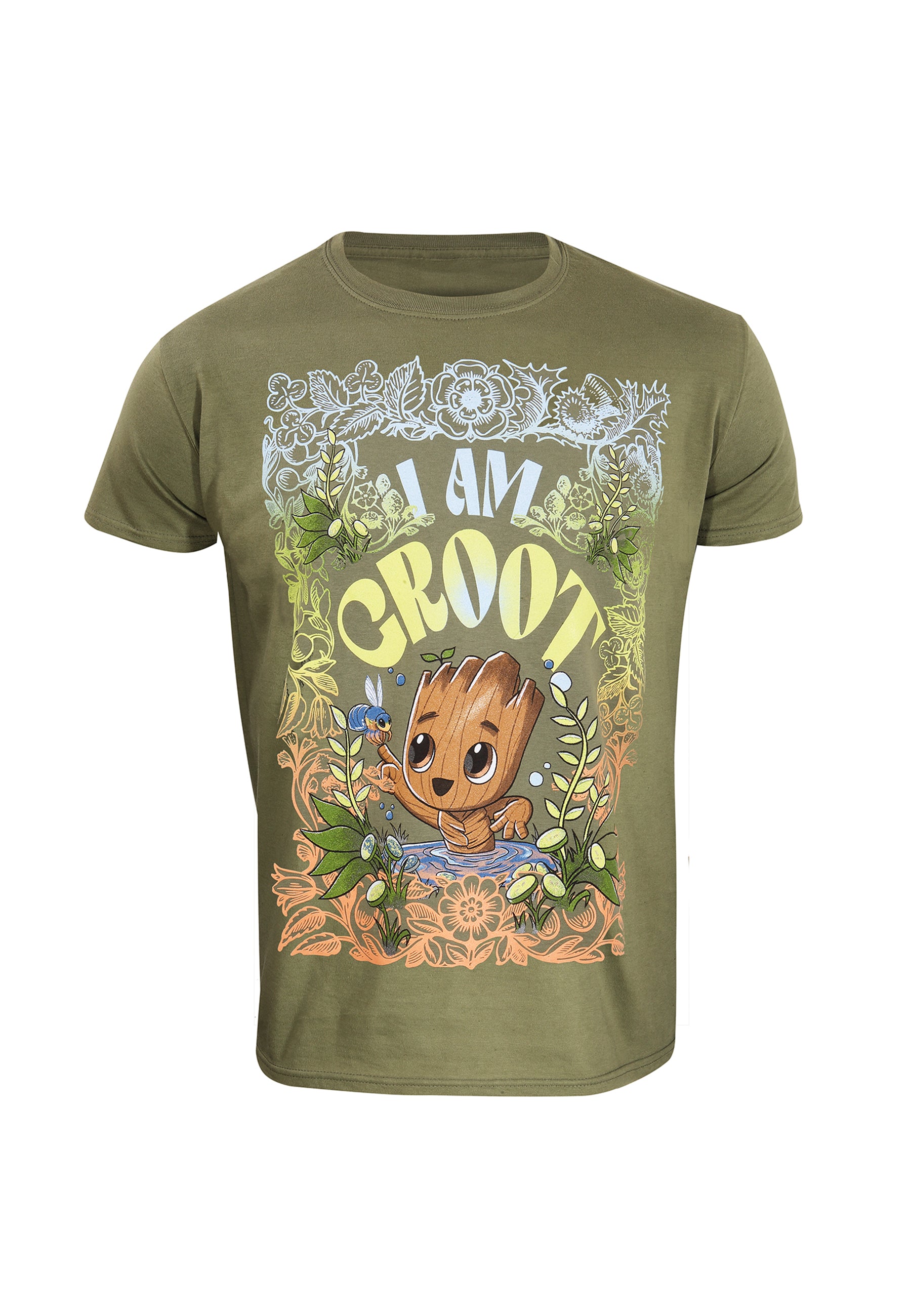 I Am Groot 70s Style T-Shirt (I Am Groot - Seventies Style T-Shirt)