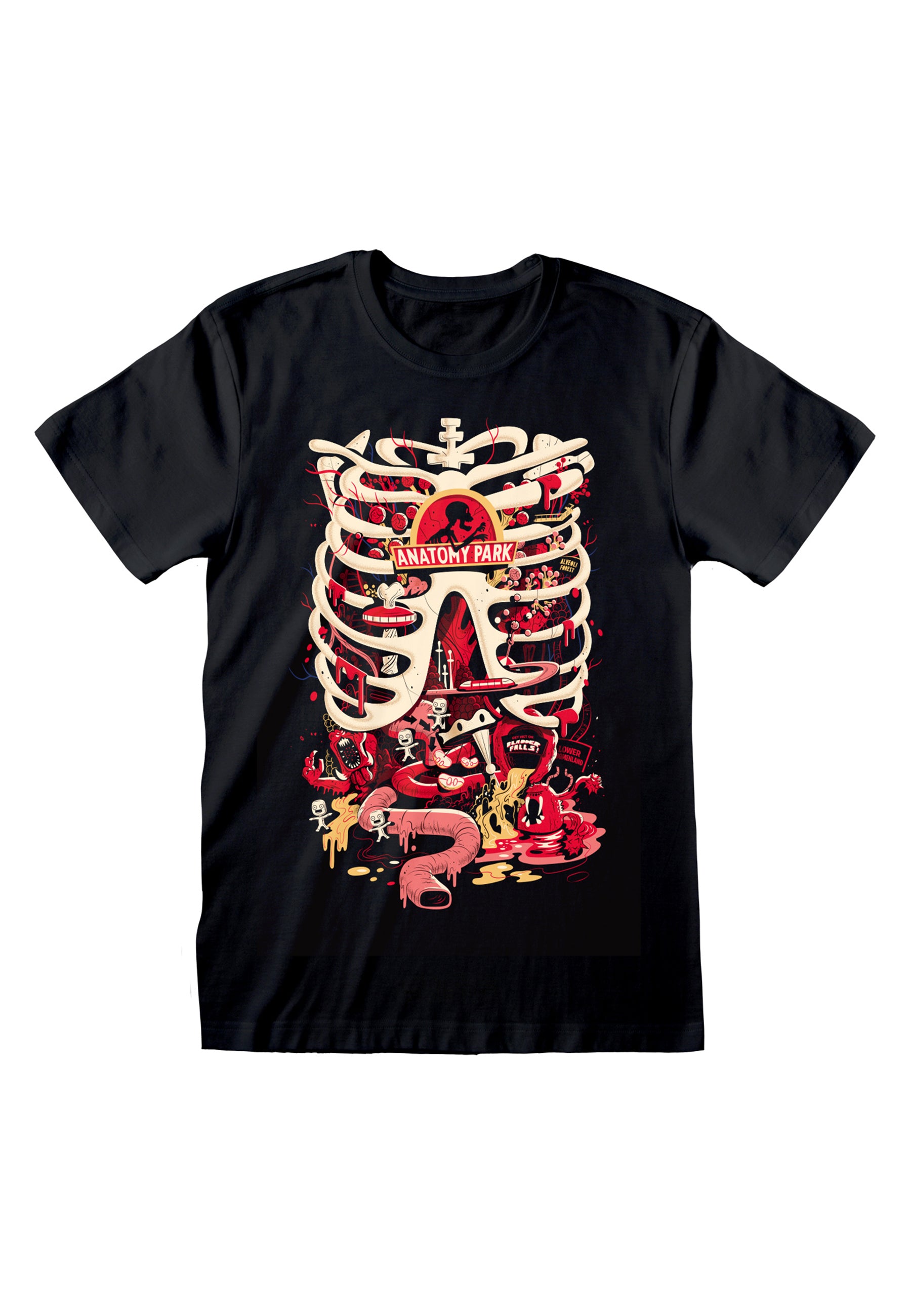 Rick and Morty Tričko Unisex (Anatomy Park)