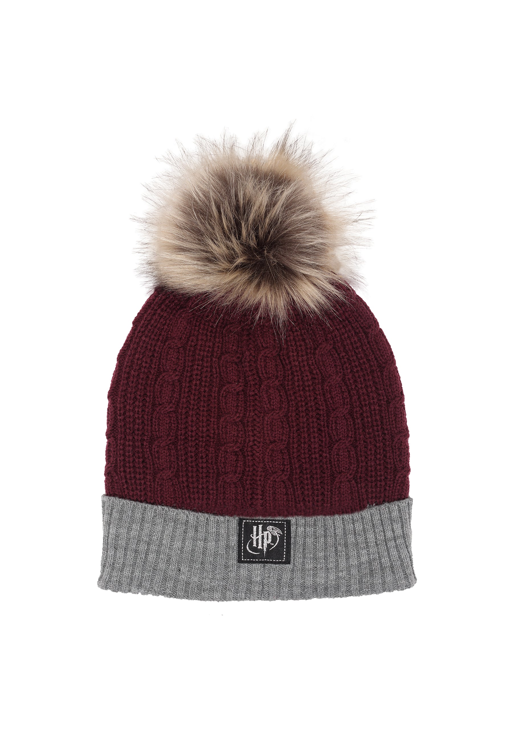 Harry Potter - Gryffindor-Schlafsaalmütze mit Bommel (Gryffindor Beanie)