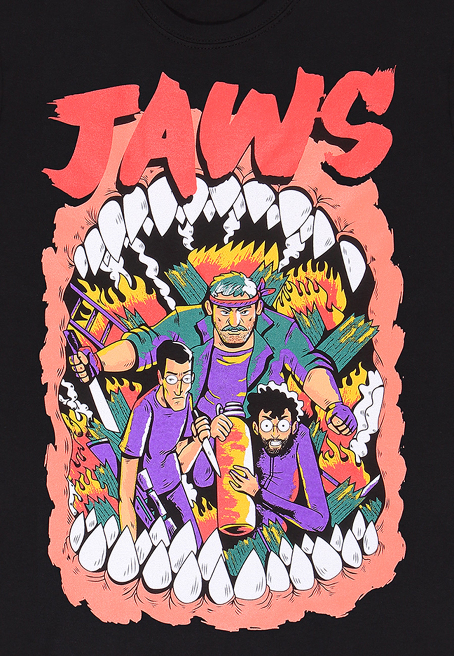 Jaws Tričko Unisex (Stylised Poster)