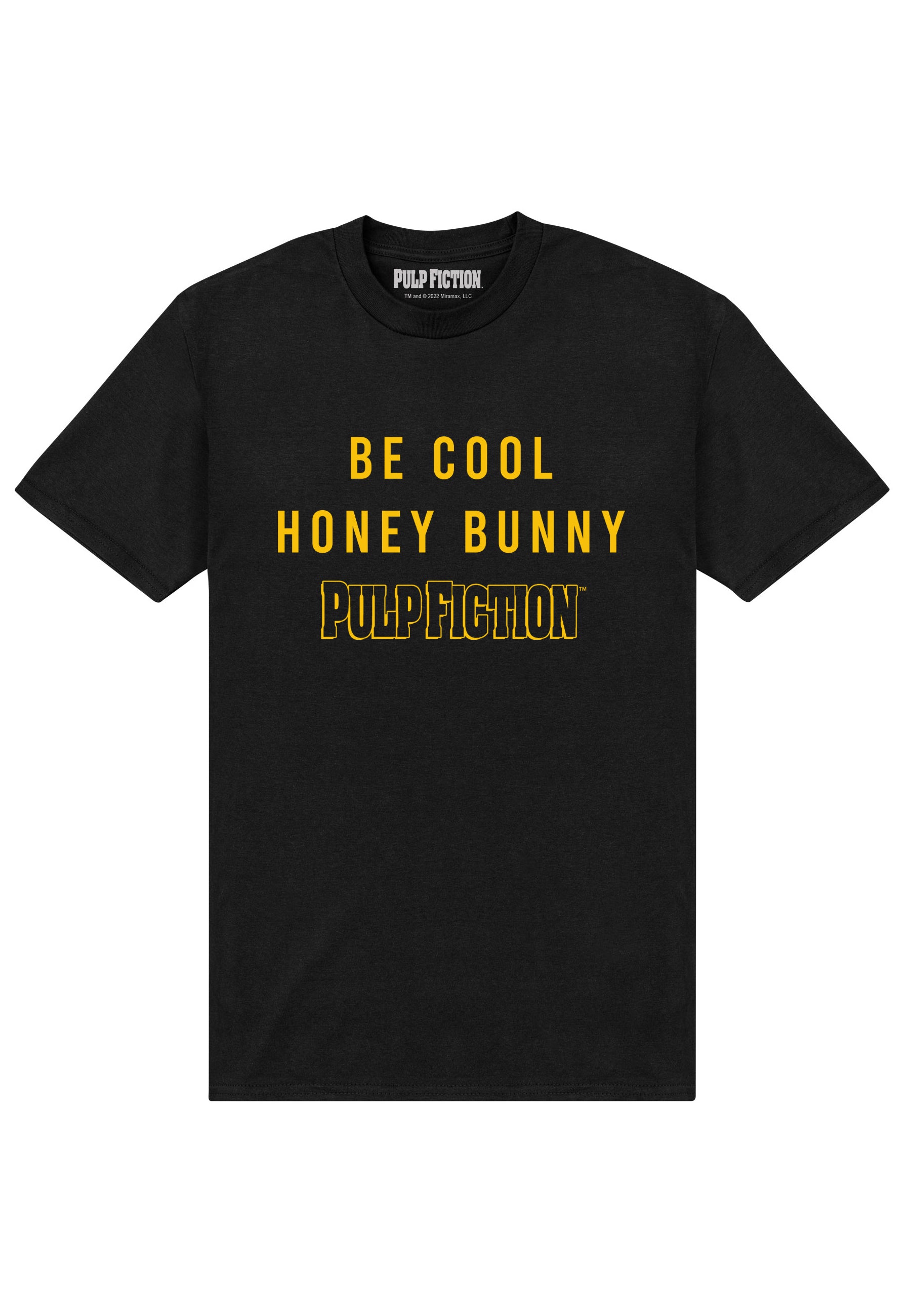 Pulp Fiction Schwarzes T-shirt (Pulp Fiction Honey Bunny T-shirt)
