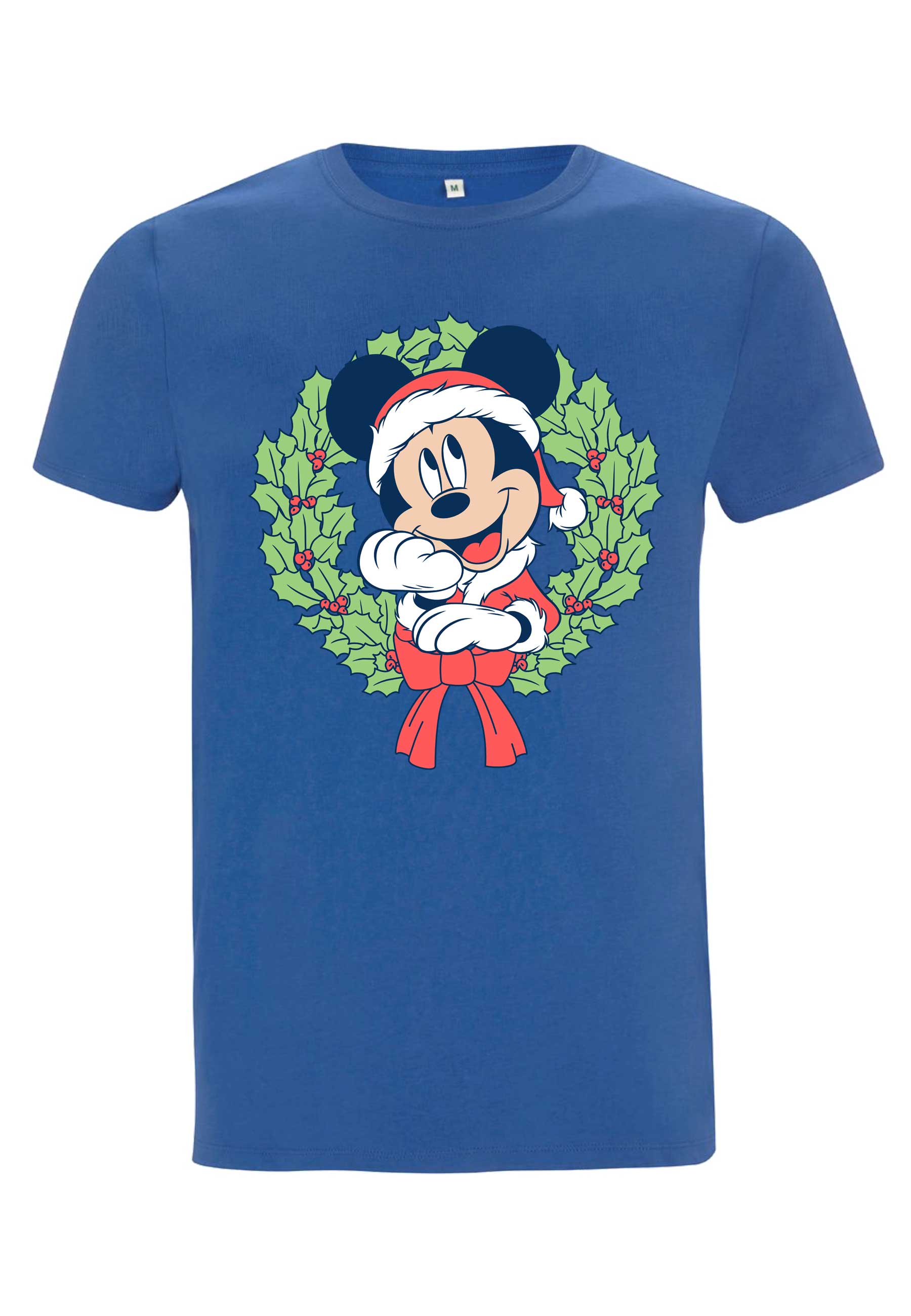 Mickey Classic Tričko Unisex (Mickey Christmas Wreath)