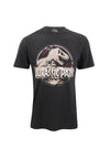 Jurassic Park-T-Shirt (Jurassic Park - Logo-T-Shirt mit Kratzern)