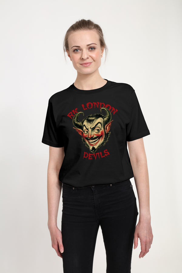 Devil Black T -Shirt (RK London -Devils T -Shirt)