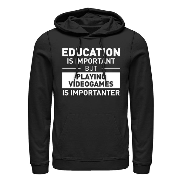 Videohry jsou Důležitější Mikina (Videogames Is Importanter Hoodie)