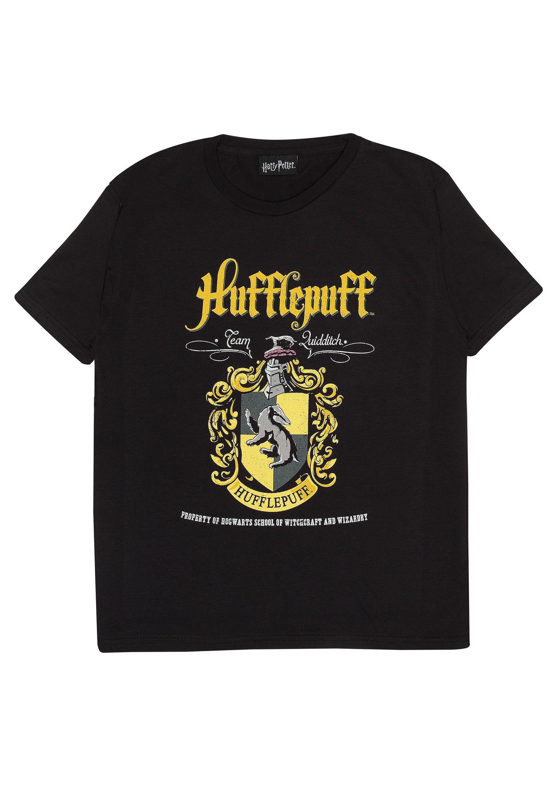 Popgear Harry Potter - Hufflepuff Wappen YTH T-Shirt