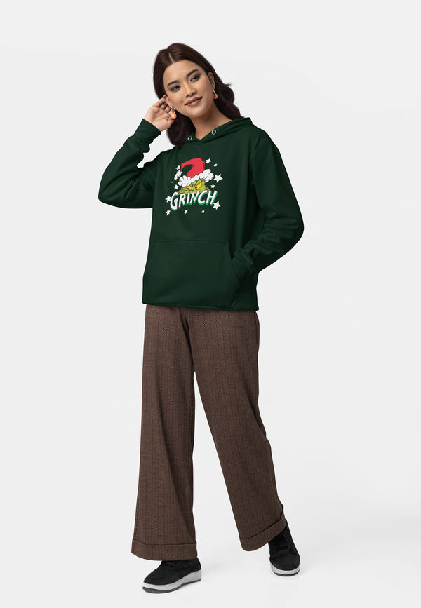 The Grinch Mikina Unisex (Santa Stars Graphic)