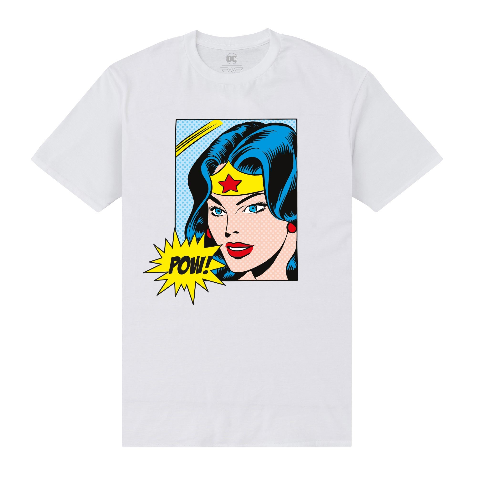 Wonder Women Bílé Tričko (Wonder Woman Pow T-shirt)