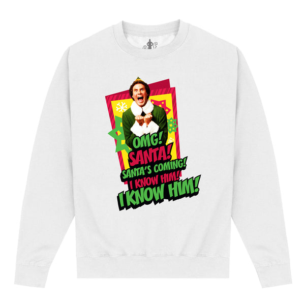 Elf Vánoční Mikina (Elf I Know Him Sweatshirt)