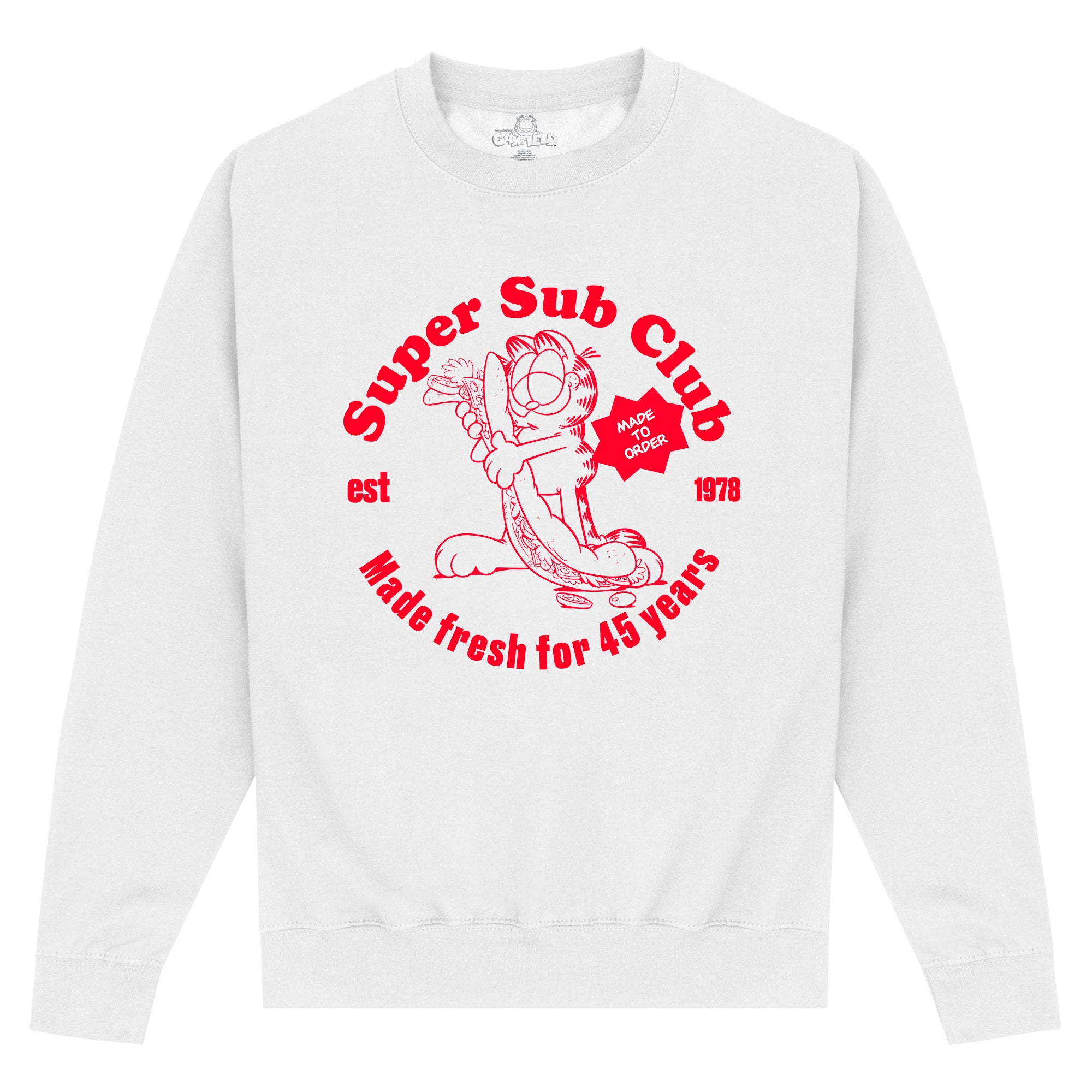 Garfield Club Sweatshirt (Garfield 45 Supper Club Sweatshirt)