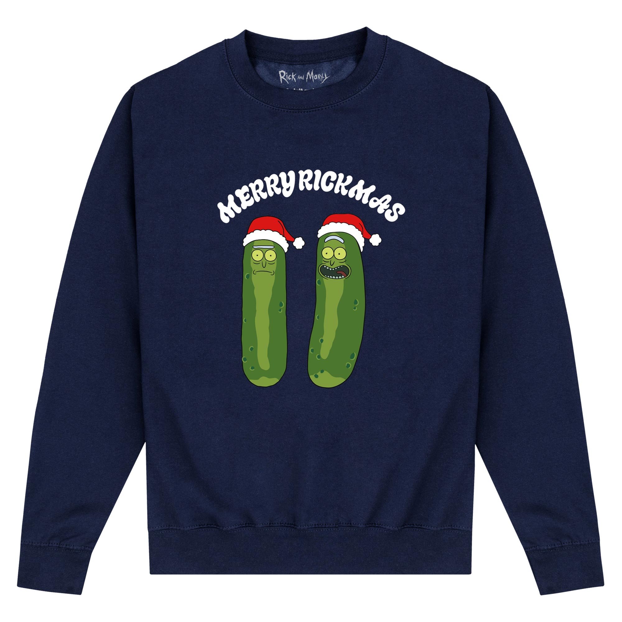 Rick and Morty Vánoční Mikina (Rick and Morty Pickle Rick Christmas Sweatshirt)