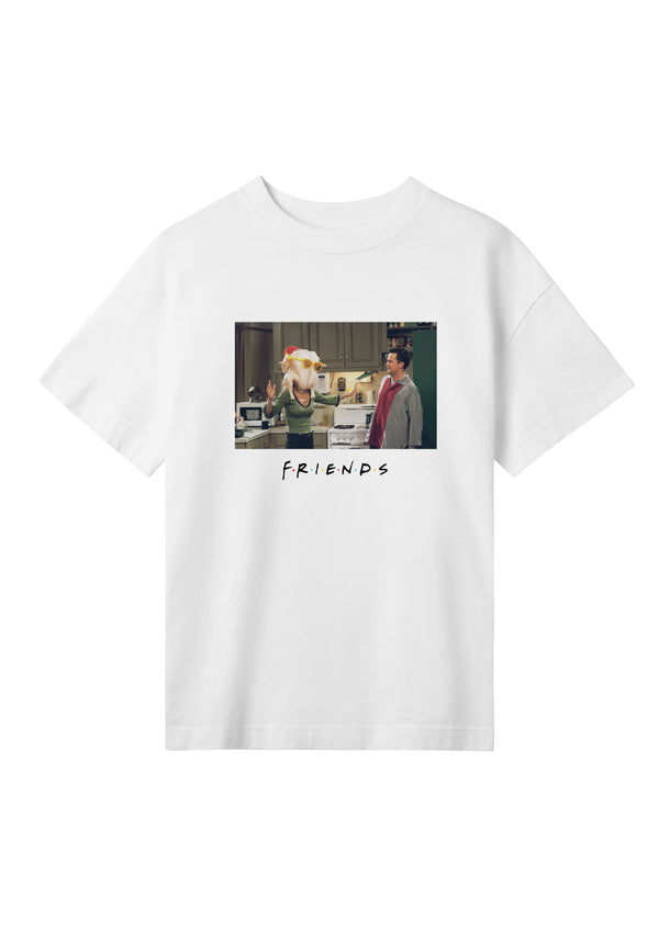 Friends Tričko Dámské (Friends Chandler&Monica Turkey Head)