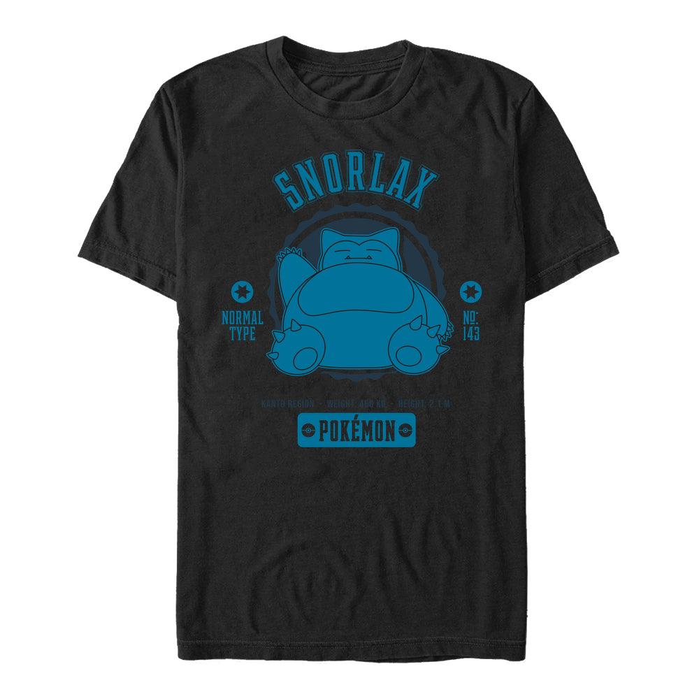 Pokémon Snorlax Pánské Tričko (Collegiate Snorlax MEN T-shirt)