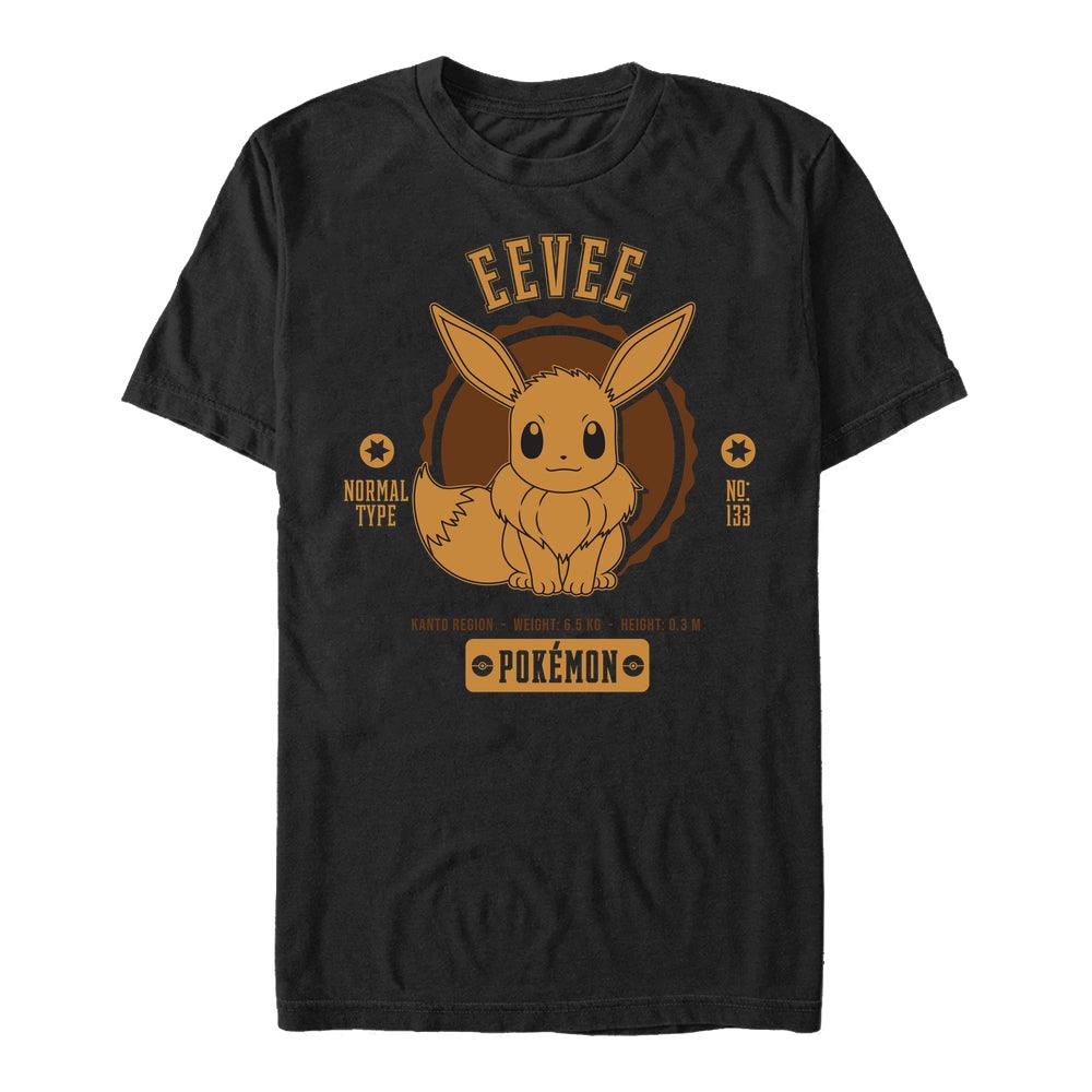 Pokémon Eevee Herren-T-Shirt (Collegiate Eevee Men T-Shirt)