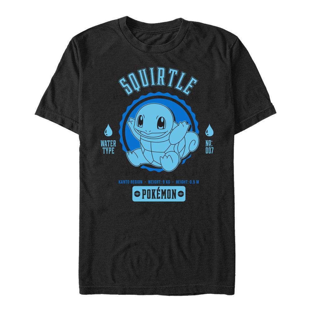 Pokémon Squirtle Pánské Tričko (Collegiate Squirtle MEN T-shirt)