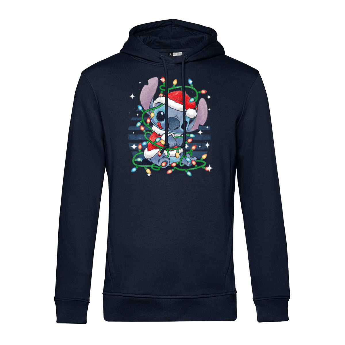 Lilo & Stitch Mikina Unisex (Stitch Xmas Lights)