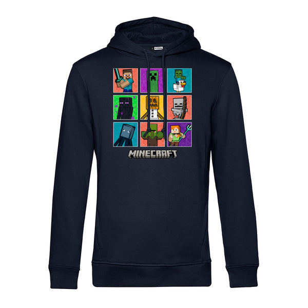 Minecraft - 9 Charakter Boxup Unisex Hoodie