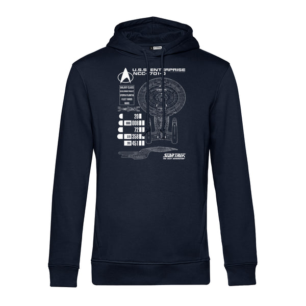 Star Trek Mikina Unisex (Ship Schematics)