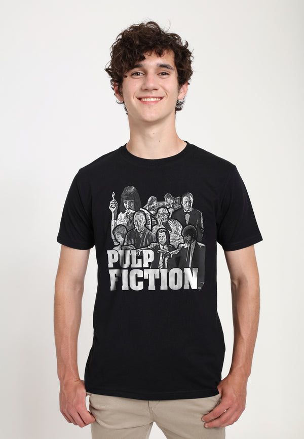 Pulp Fiction Tričko Unisex (Cast Graphic)