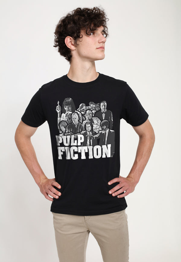 Pulp Fiction Tričko Unisex (Cast Graphic)