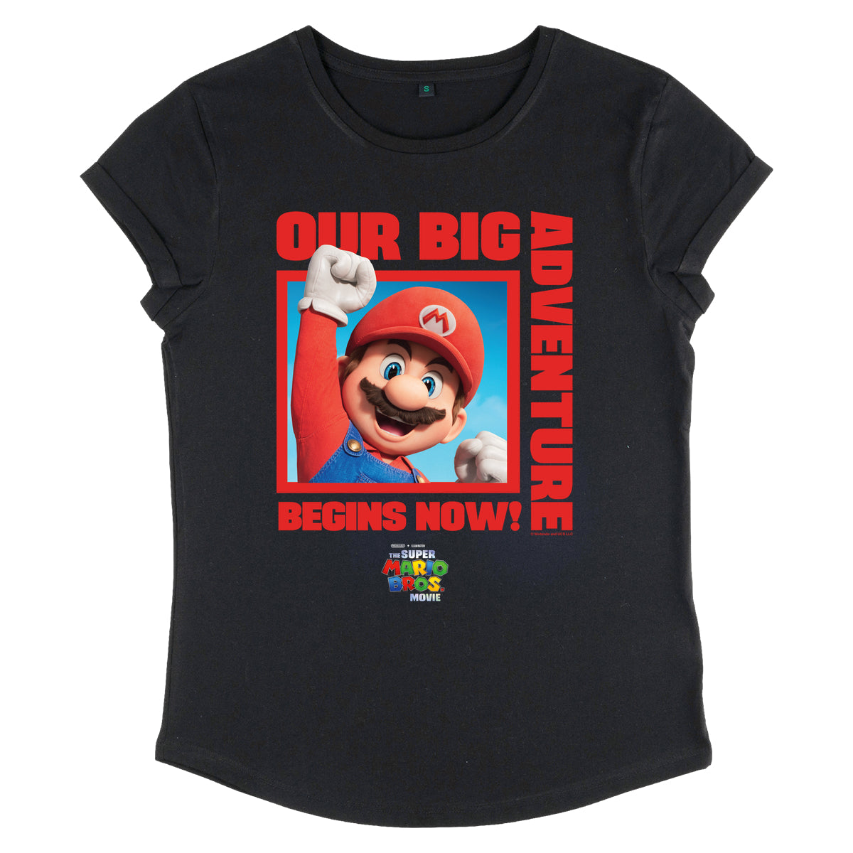 Super Mario Tričko Dámské (Mario Big Adventure Square)