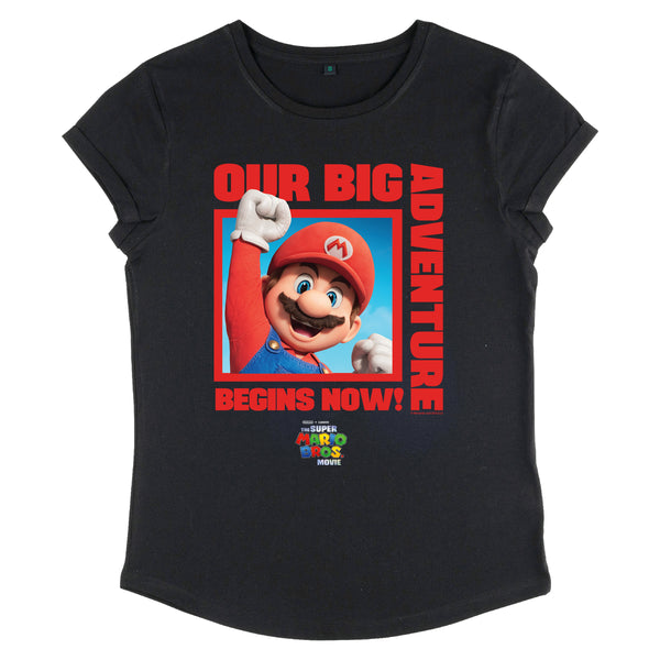 Super Mario Tričko Dámské (Mario Big Adventure Square)