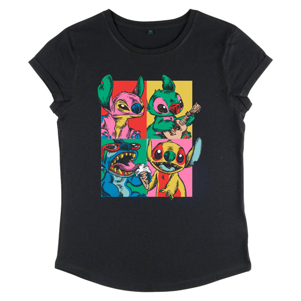 Lilo & Stitch Tričko Dámské (Grunge Stitch)