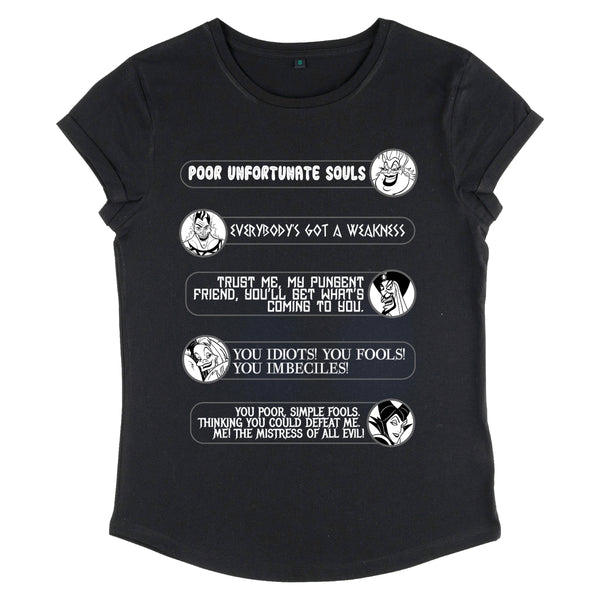 Villains Tričko Dámské (Villain Quotes)