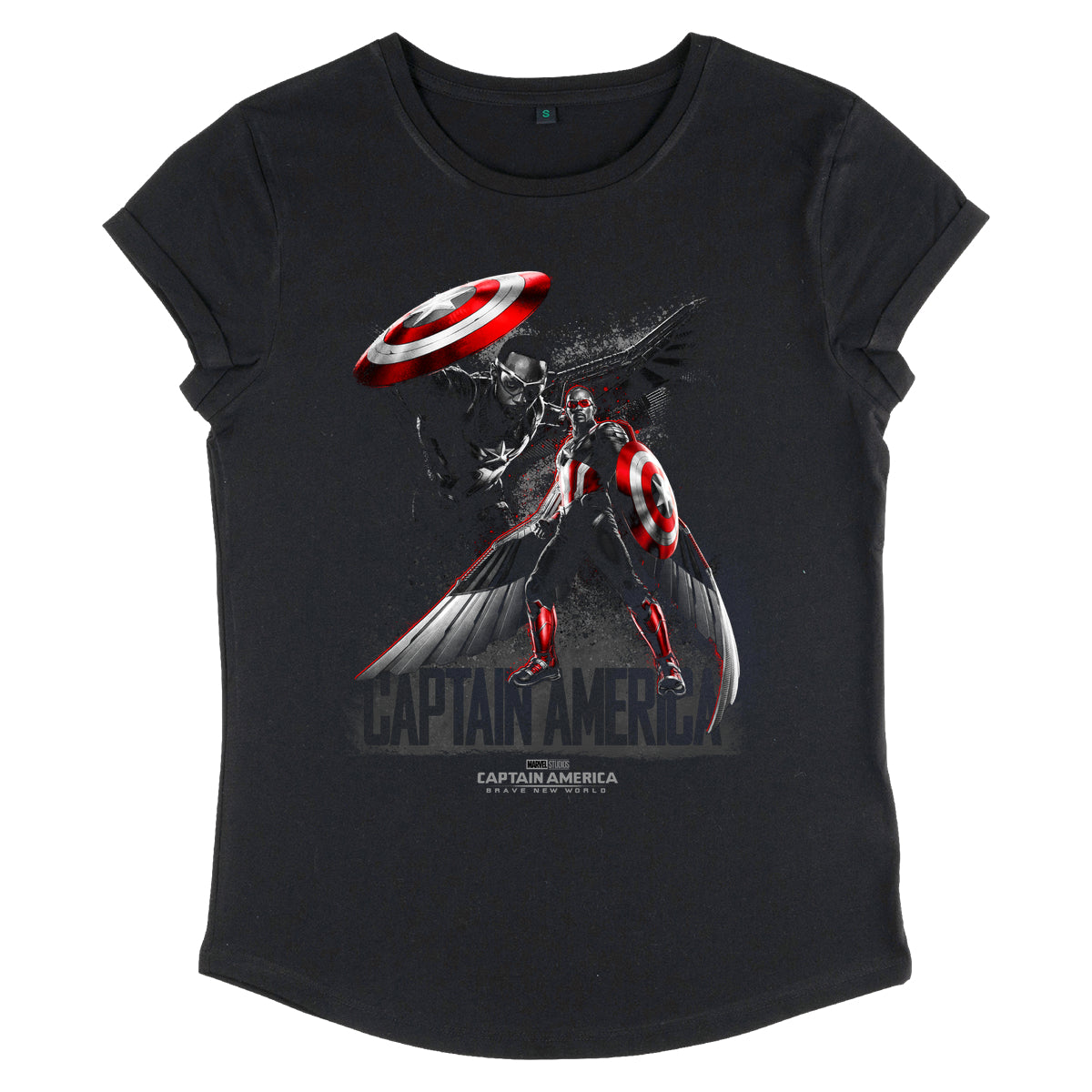 Captain America: Brave New World Tričko Dámské (Captain America Brave Pose)