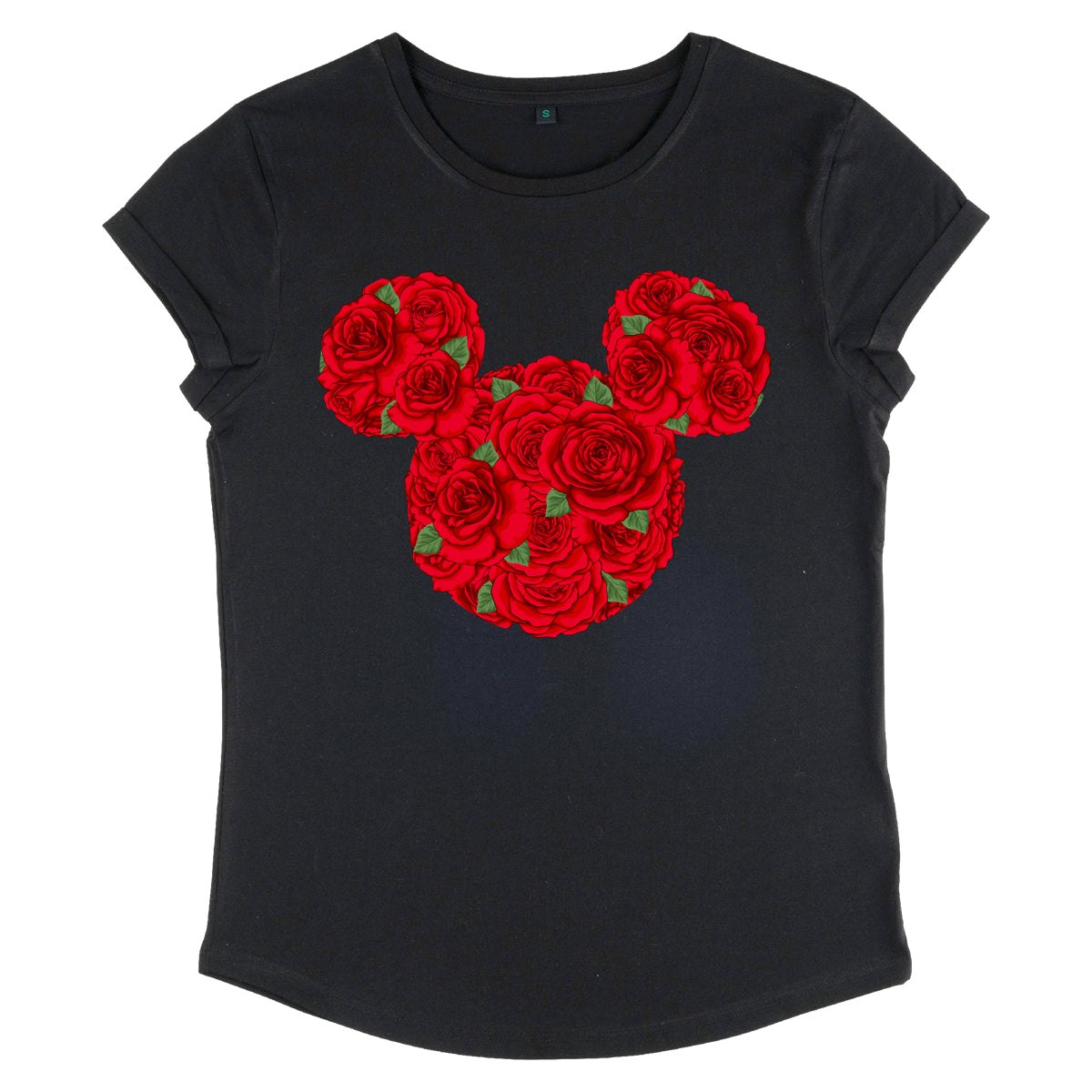 Mickey Classic Tričko Dámské (Valentine's Day Mickey Mouse Roses)