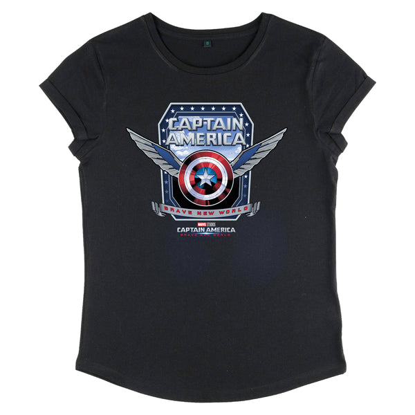Captain America: Brave New World Tričko Dámské (Captain America Shield Wings)