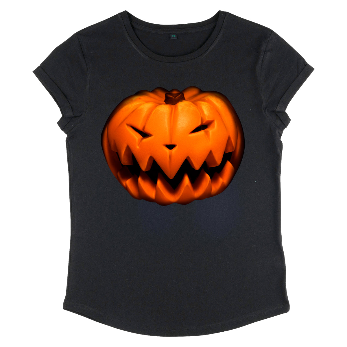 Disney Classics Nightmare vor Weihnachts-Pumpkin-König-Frauen-T-Shirt für Rolled-Sleeve