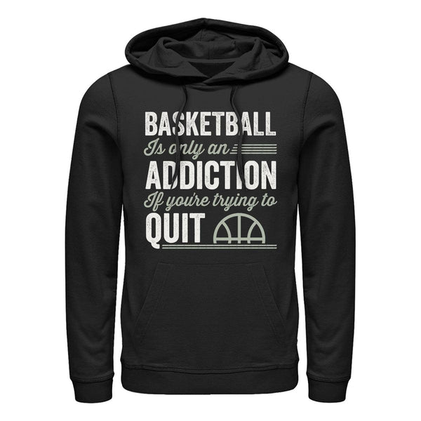 Basketbal je Návykový Mikina s Kapucí (Basketball Addiction Hoodie)