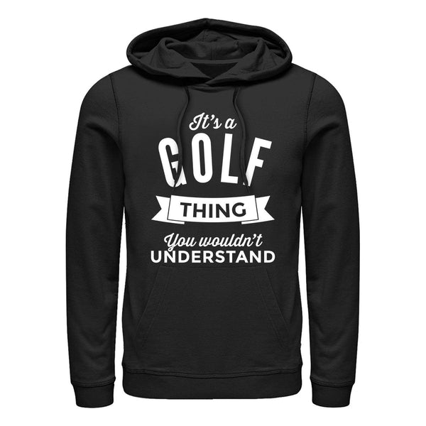 Golf mit Kapuzengolf (Golf -Ding Hoodie)