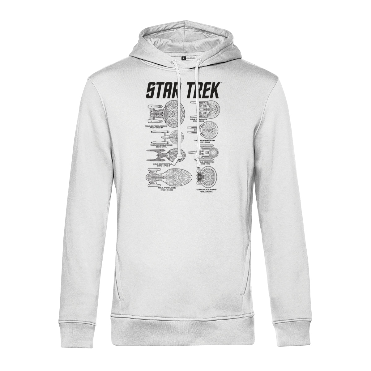 Star Trek Mikina Unsiex (Ships of Trek)