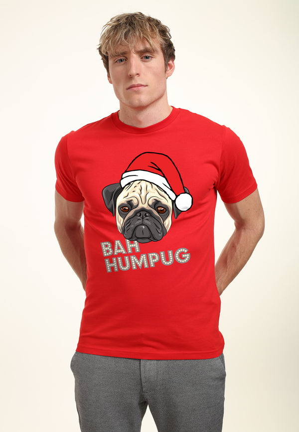 Mops Weihnachts-T-Shirt (Weihnachts-Mops-T-Shirt)