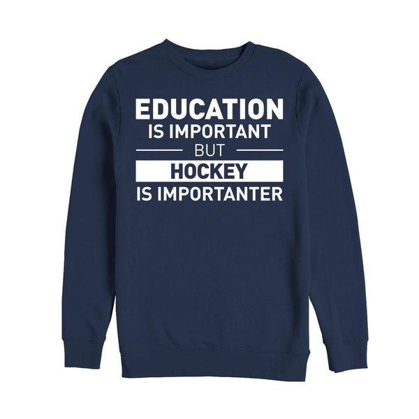 Hokej je Důležitější Mikina (Hockey Is Importanter Sweatshirt)