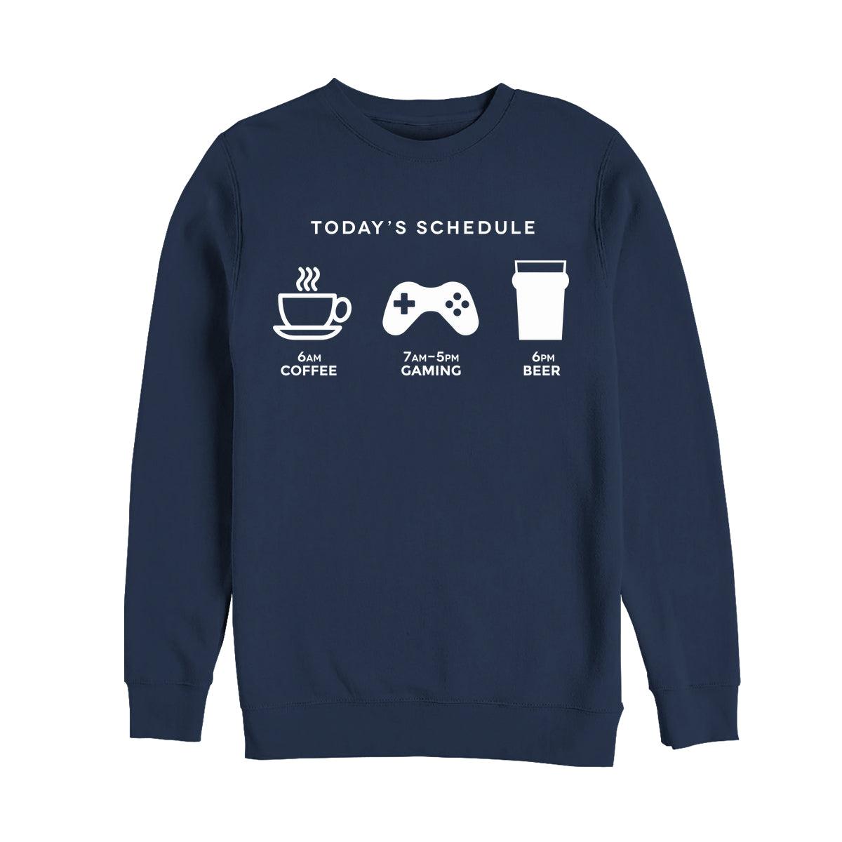 Videogame Schedule Sweatshirt (Videogame Schedule Sweatshirt)