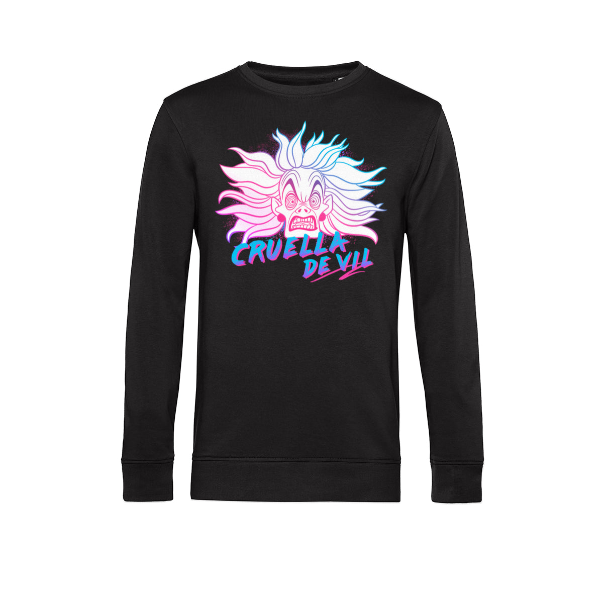 Villains Mikina Unisex (Crazy Cruella)