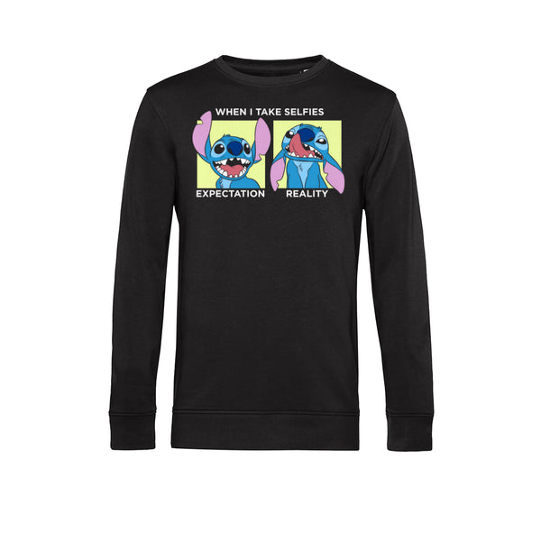 Lilo & Stitch Mikina Unisex (Stitch Selfie)