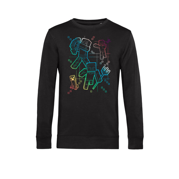Minecraft - Gradientenlinien Unisex Sweatshirt