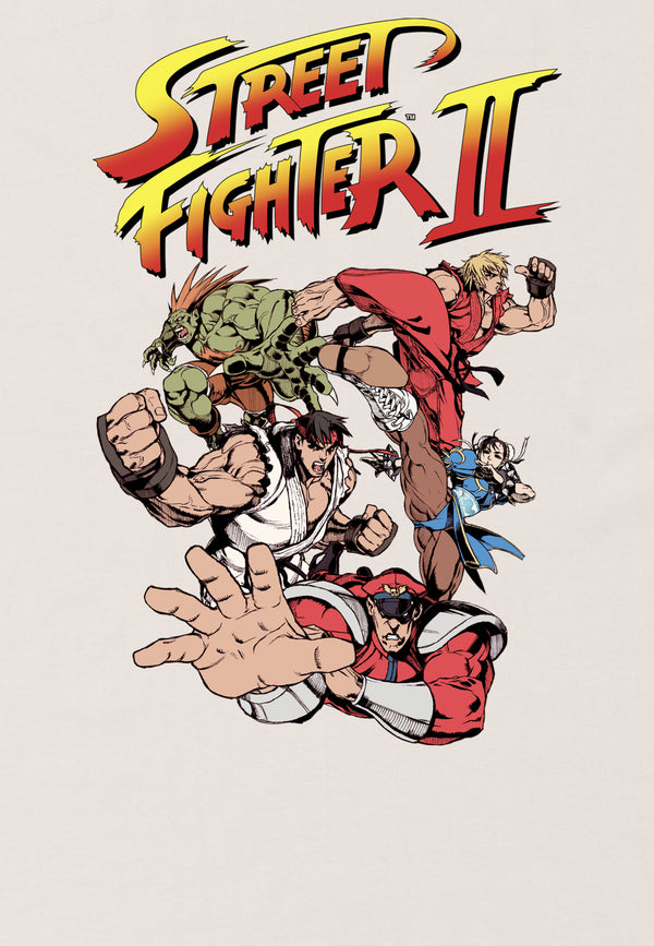 Street Fighter Mikina Unisex (Streetfighter 2 Group Graphic)