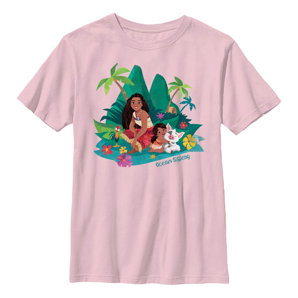 Disney Moana 2 Sestry Dětské Tričko (Ocean Sisters Kids T-shirt)