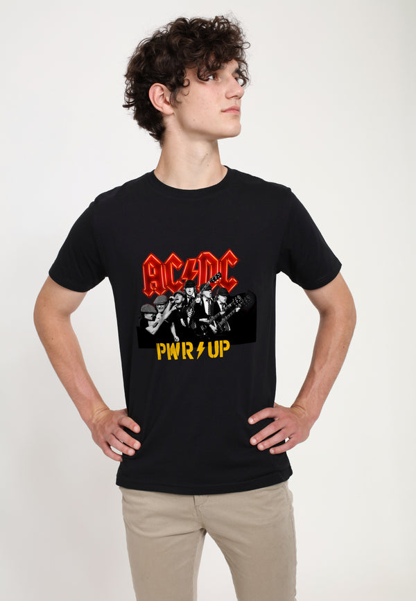 AC/DC Tričko Unisex (Power Up Band Picture)