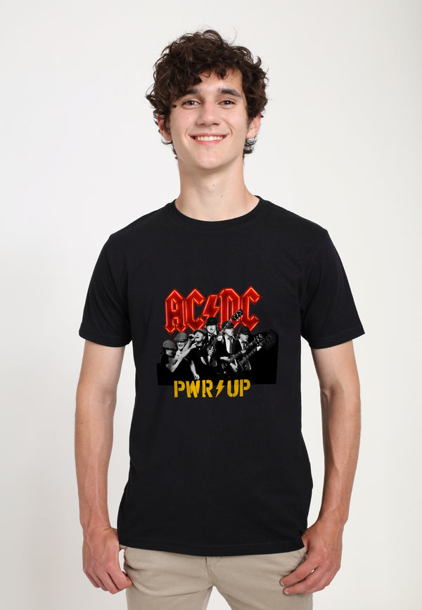 AC/DC Tričko Unisex (Power Up Band Picture)