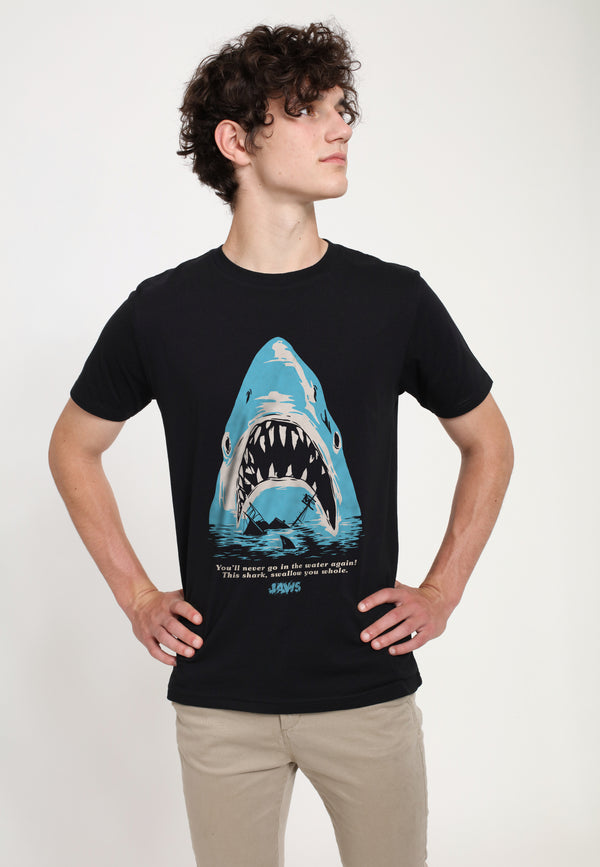 Jaws Tričko Unisex (Jaws - Stylised Poster)