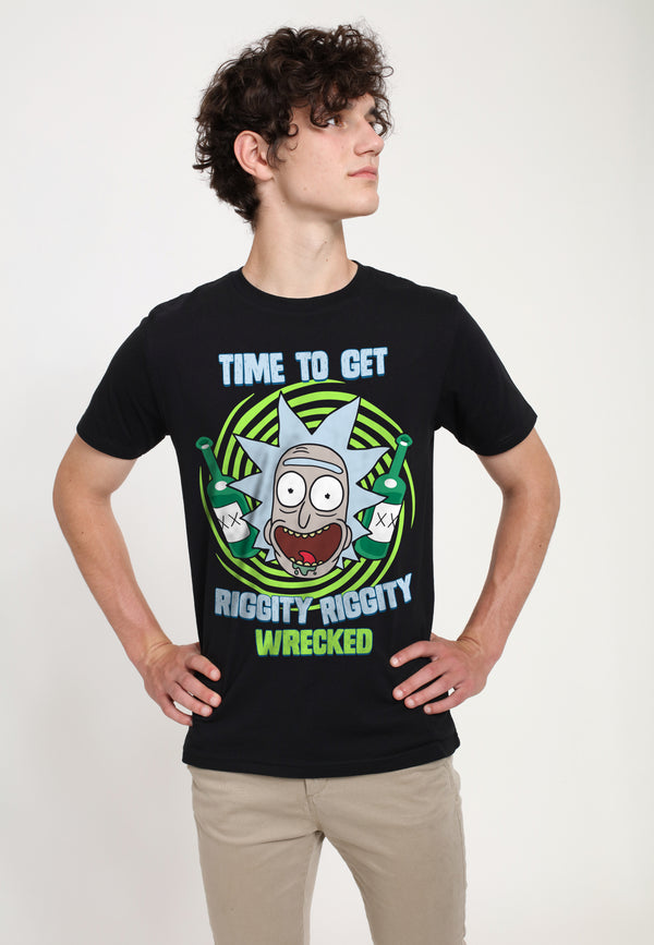 Rick and Morty Tričko Unisex (Riggity Wrecked)